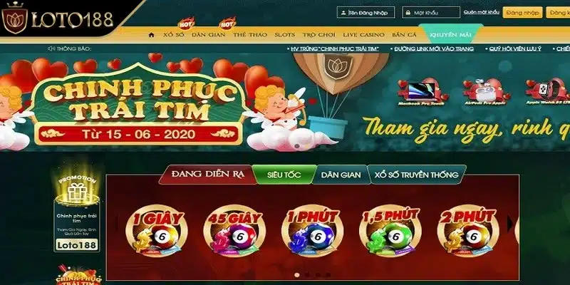 Tham gia xổ số Loto188 đơn giản trên mọi nền tảng online